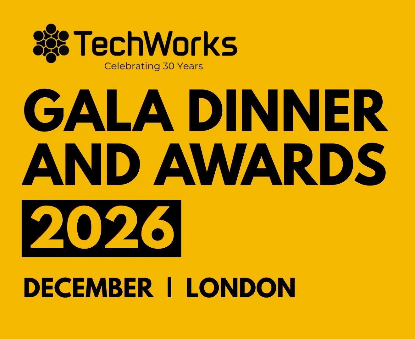 TechWorks Gala Dinner and Awards 2026